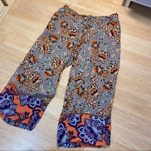 Colorful flowy pants
